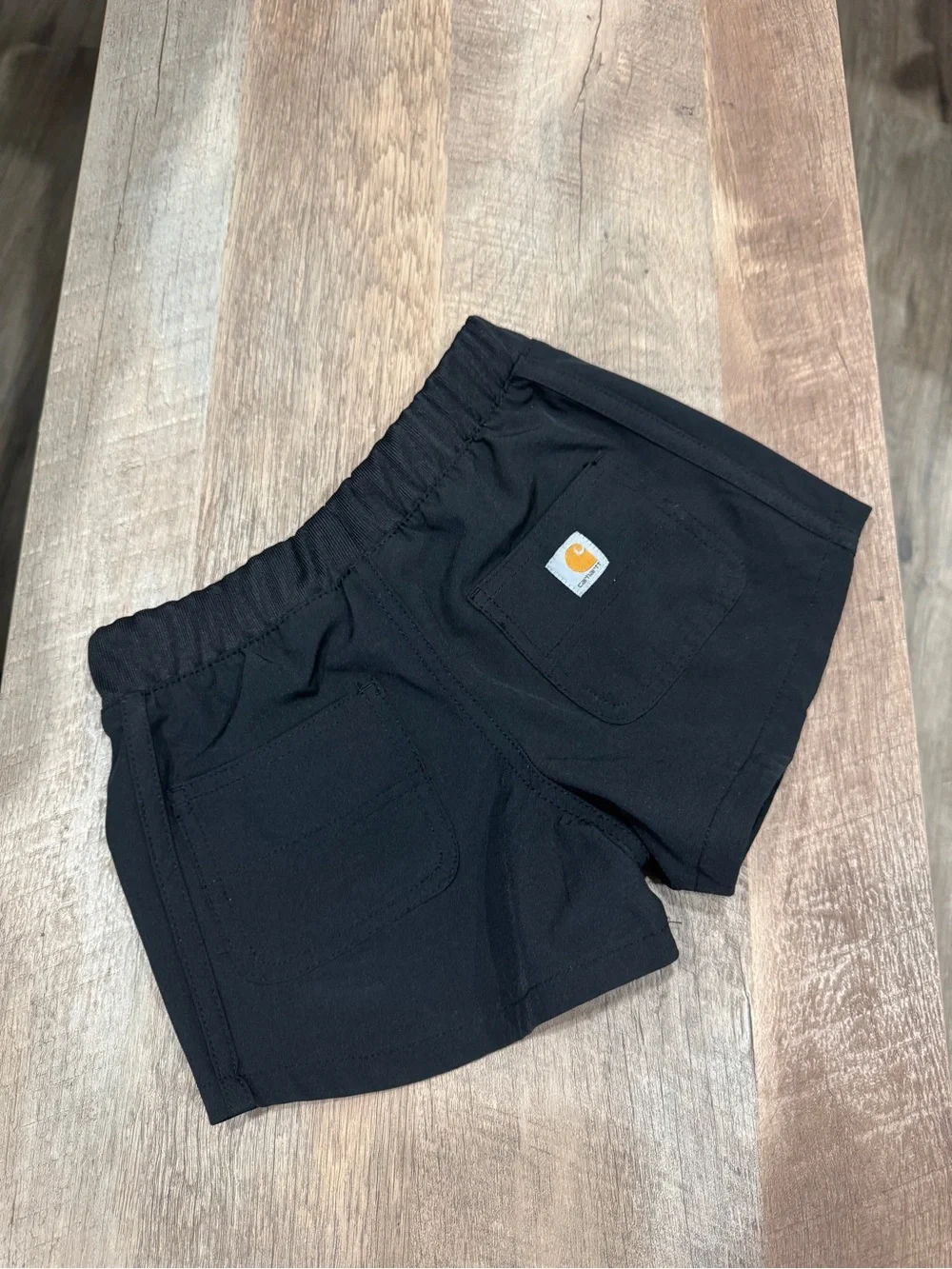 Carhartt Girls Black Shorts CH9298 - Rugged Flex Ripstop Short